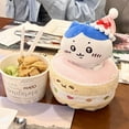 thumbnail image 3 of Cartoon Cute Chiikawa Hachiware Birthday Cake Plush Toys Anime Usagi Pudding Collect Dolls Birthday Gift Women, 3 of 10