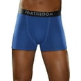 thumbnail image 3 of Fruit of the Loom Men's Breathable Cotton Micro-Mesh Short Leg Boxer Briefs, 3-Pack, 3 of 6