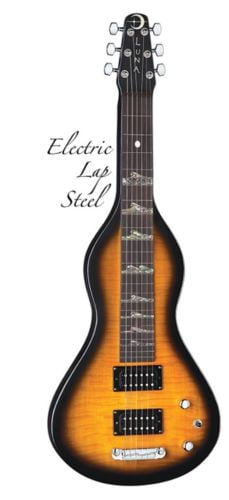 Luna Guitars LS ELECTRIC Lap steel Marron