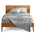 thumbnail image 4 of Bare Home Premium 1800 Collection 4-Piece Bed Sheet Set, Full, French Gray, 4 of 11