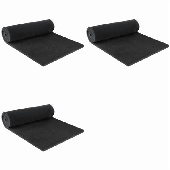 3X Extra Large Cuttable Air Conditioner Filters - Cut to Fit Carbon Pad Air Purifier Filters, Foam Pad Pre Filter Roll