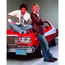 Starsky and Hutch 2004 Ben Stiller Owen Wilson & Ford Gran Torino 8x10 photo