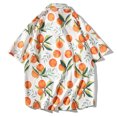 thumbnail image 4 of Njoeus Men's Hawaiian Shirt Short Sleeve Floral Shirts Men Big & Tall Button Up Holiday Beach T-Shirt M-5XL, 4 of 4