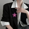 thumbnail image 4 of Kkkded Broche avec Strass Broche, Forme d'Étoile Irrégulière Colorée. Finition Soignée, Accessoire de Costume., 4 of 7