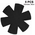 thumbnail image 1 of 15 Inches Pan Pot Protectors Set Of 5 (Black), 1 of 5