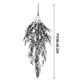 thumbnail image 4 of Cesta colgante de enredadera de flor de rosa artificial | Arreglo floral falso simulado | Caña de 75cm | 12 puntas | Decoración de montaje en pared para sala de estar, dormitorio, patio | Decoración, 4 of 9