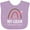 Lavender, variant on Inktastic My Gram Loves Me Rainbow Girls Baby Bib