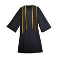 thumbnail image 2 of TOPTIE Adult Graduation Stoles 68 Inch Angled End Honor Sash Shawl of Student Class of 2026-Black with Gold-One Size, 2 of 3
