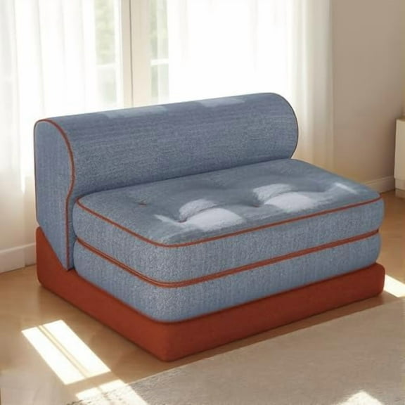 3 in 1 Convertible Sleeper Sofa Bed 48" W 71" L Futon Sofa Bed Folding , Ideal for Small Spaces, Living Room