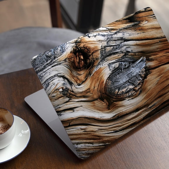 DesignSkinz Raw Aged Knobby Wood Full-Body Skin Decal Wrap Cover for MacBook 12" Retina (A1534)