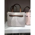 thumbnail image 3 of Michael Kors 35H0Gu5S1B Emilia Small Logo Satchel In Vanilla, 3 of 5