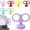 Purple, variant on Wind Up Key Toy Car Helmet - Cute 3D Decorative Auto Accessories, Wind Up Key for Back of Car,Universal Exterior Decor C-ar Accessories