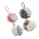 thumbnail image 4 of bolas de ducha de malla de dos colores, esponjas de baño, redes de burbujas, cepillos exfoliantes para baño - Talla L (rosa beige, gris beige, marrón beige y verde beige), 4 of 7