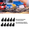 thumbnail image 4 of LLC 10Pcs/Set 4mm Solderless Banana Plug Stackable Open Screw 30V AC‑60V DC Maximum 24A for Electronics Industrial EquipmentBlack, 4 of 7