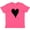 Retro Heather Pink, variant on Inktastic Stitched Black Heart Youth T-Shirt