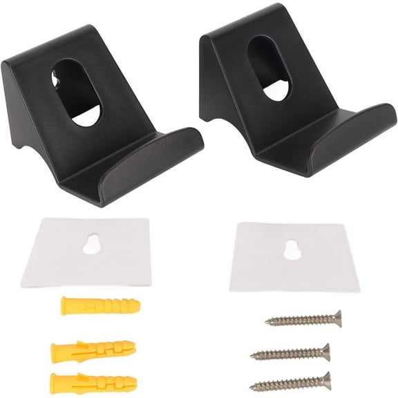 FENG2pcs Game Controller Wall Mount, Universal Headset Wall Holder Hanger, Storage Organizer Stand, for Xbox One Switch Pro All Controllers Gamepads Headphones Cables-240810