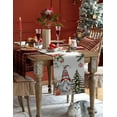 thumbnail image 3 of Christmas Gnome Berries Fir Leaves Table Runner Cotton Linen Wedding Decor Tablecloth Kitchen Table Decor Table Runner, 3 of 4