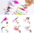 thumbnail image 2 of Cat Wand Toy Refill Interactive Cat Teaser Replacement Pet Stick Toy Attachment, 2 of 10