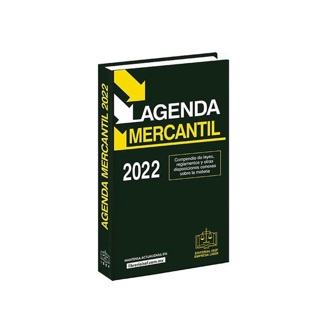 Agenda Mercantil 2022 Ediciones Fiscales ISEF 9786075412887