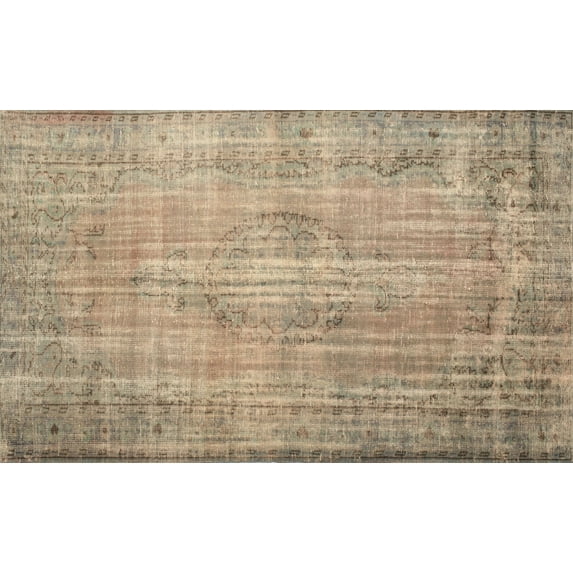 Ahgly Company Indoor Rectangle Traditional Dark Almond Brown Persian Area Rugs, 4' x 6'