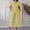 Yellow, variant on Women's 2 Piece Outfit Button Down Collared Short Sleeve Top with Cropped Wide Leg Pants Casual Matching Set with Pockets for Summer Yellow XL(XL)