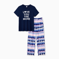 thumbnail image 3 of PatPat Pyjama Familial de la Saint-Valentin à Manches Courtes, Ensemble Assorti à Imprimé de Cœurs, 3 of 8