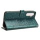 thumbnail image 3 of Funda de piel con estampado de lunares y billetera para Samsung Galaxy A55 5G - Plateada s202412245585, 3 of 5