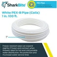 thumbnail image 2 of Shark Bite U880W100 1" X 100' White Coil PEX Pipe, 2 of 2