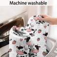 thumbnail image 5 of White Cow Strawberry Heart Pattern Bathroom Rugs Mat,Non Slip Microfiber Bathroom Rug,Rubber Backing,Soft Bathroom Mats for Bathroom Floor,Tub and Shower,60x24in(150x60cm), 5 of 5