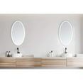 thumbnail image 3 of Modern Mirrors Venus Oval Lighted Bathroom Vanity Mirror with Premium Diffused Daylight LED Lighting, 3 of 5