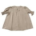 thumbnail image 4 of Tech Extensible Chemise à Manches Longues pour Femmes Chemise Ample Active Manches Courtes T-Shirt d'Entraînement Manches Courtes Hauts de Course Manches Longues Chemise Décontractée T-Shirts pour Femmes Course, 4 of 4