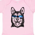 thumbnail image 4 of Inktastic Siberian Husky Sketch Portrait with Sunglasses Boys or Girls Baby Bodysuit, 4 of 5