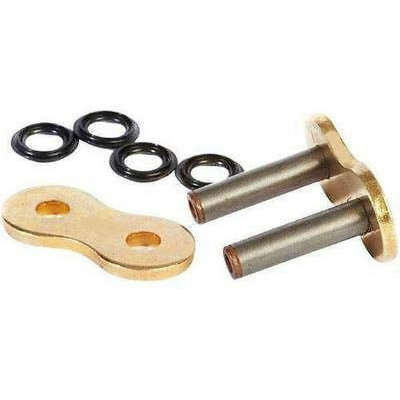 ek chains zvx3 rivet master link (520 pitch) (gold)