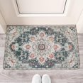 thumbnail image 2 of Bohemian Blue Ethnic Rug Door Mat Welcome Door Mat for Front Door, Home Entrance, Yard, Floor, Patio, Non Slip Spring Summer Welcome Mat Indoor Outdoor Doormat 30"*17", 2 of 6