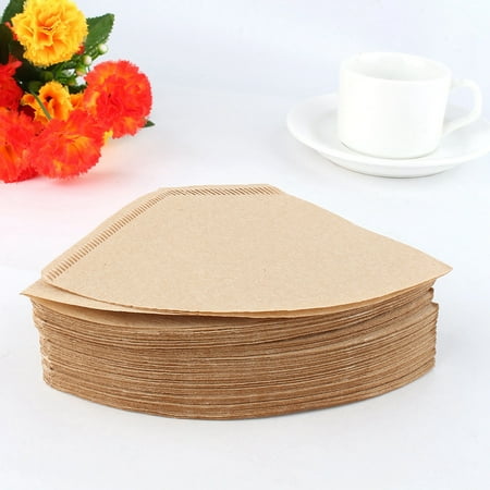 

OTVIAP 100x Unbleached Coffee Filter Papers Cones Cups Brewer Strainer Dripper Coffee Filter Papers Cups Unbleached Coffee Filter Papers