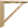 thumbnail image 3 of Ekena Millwork 2 1/2"W x 14 3/4"D x 14 1/4"H Traditional Shelf Bracket, Cherry (2-Pack), 3 of 4