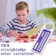 thumbnail image 1 of Xihbxyly Calculadora Regla Solar, Diseño Multifuncional 3 En 1, Pantalla Grande, Mini y Ligera, Función de Lupa, Ideal para Estudiantes, Uso Doméstico y Escolar, Tamaño 12,7 X 4,3 Cm., 1 of 4