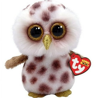 Ty Beanie Boos Stuffed Animal Bird - Owliver the Camo Owl Medium