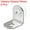 Silver, variant on Shelf Support Pegs Glass Bracket Stainless Stell 12mmx12mmx15mm 10pcs