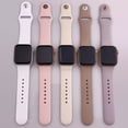 thumbnail image 2 of Correa de silicona para Apple Watch Band 44mm 40mm 45mm 41mm 49mm 42mm 38mm 44 45 mm pulsera iwatch series 7 se 3 4 5 6 8 Ultra band Dengxun unisex, 2 of 2