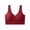 Red1, variant on Vrorvz Wireless Bras for Women Wide Straps Bra Supportive Push up Comfortable Tshirts No Underwire Tshirt