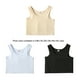 thumbnail image 3 of Qarigey Chaleco corto para mujer, camisetas sin mangas para verano, ropa interior sin mangas, sin costuras, talla S-5XL, Jersey transpirable, Ropa interior Blanco/2XL, 3 of 6