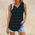 thumbnail image 2 of Tank Tops for Women V Neck Printed Loose Sleeveless Summer Tops, 2 of 5