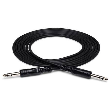 UPC: 0728736007055 | Hosa – CSS-125 – 25 ft Balanced Interconnect Cable – 1/4 in TRS Male to Same