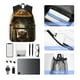 thumbnail image 4 of Disketp Sunflower Cowboy Hat Cow Mochila Ligera Clásica con Múltiples Bolsillos, Mochila Casual para Hombre y Mujer, Ideal para Escuela, Trabajo y Viajes, 4 of 6