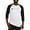 Black/White, variant on CafePress - Triangle Colored Coat Of Arms - Cotton Baseball Jersey, 3/4 Raglan Sleeve Shirt