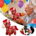 thumbnail image 1 of BotaniNest Zodiac Horse 15/30cm Pattern Soft Stuffed Animal Festive For Home /Birthday/Chinese Year, 1 of 5