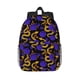 thumbnail image 1 of Easygdp Golden Snake And Purple Rose Mochila Ligera de 15 Pulgadas para Estudiantes, Mochila Cómoda para la Escuela y Viajes, Correas Ajustables, 1 of 6