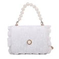 thumbnail image 1 of Bolso de cuero artificial Bolso de hombro de moda con perlas Bolso de hombro para mujer, 1 of 5