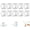 Transparent-10pcs, variant on Universal Adhesive 360° Rotating Hanging Ring, No Drill Rotating Ring Hooks for Wall, Multi-Function Shower Curtain Rod Holder and Towel Bar Bracket(RL)